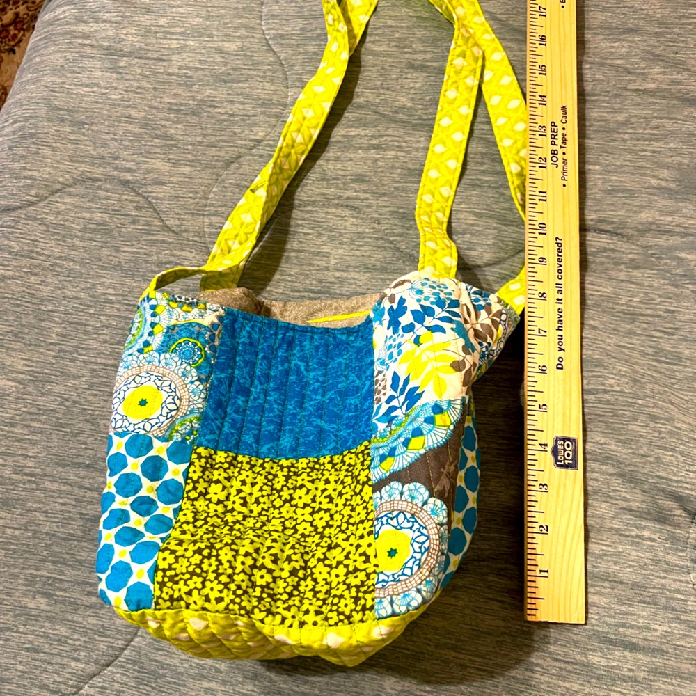 Quilted Handbag. Two interior pockets Washable Packable